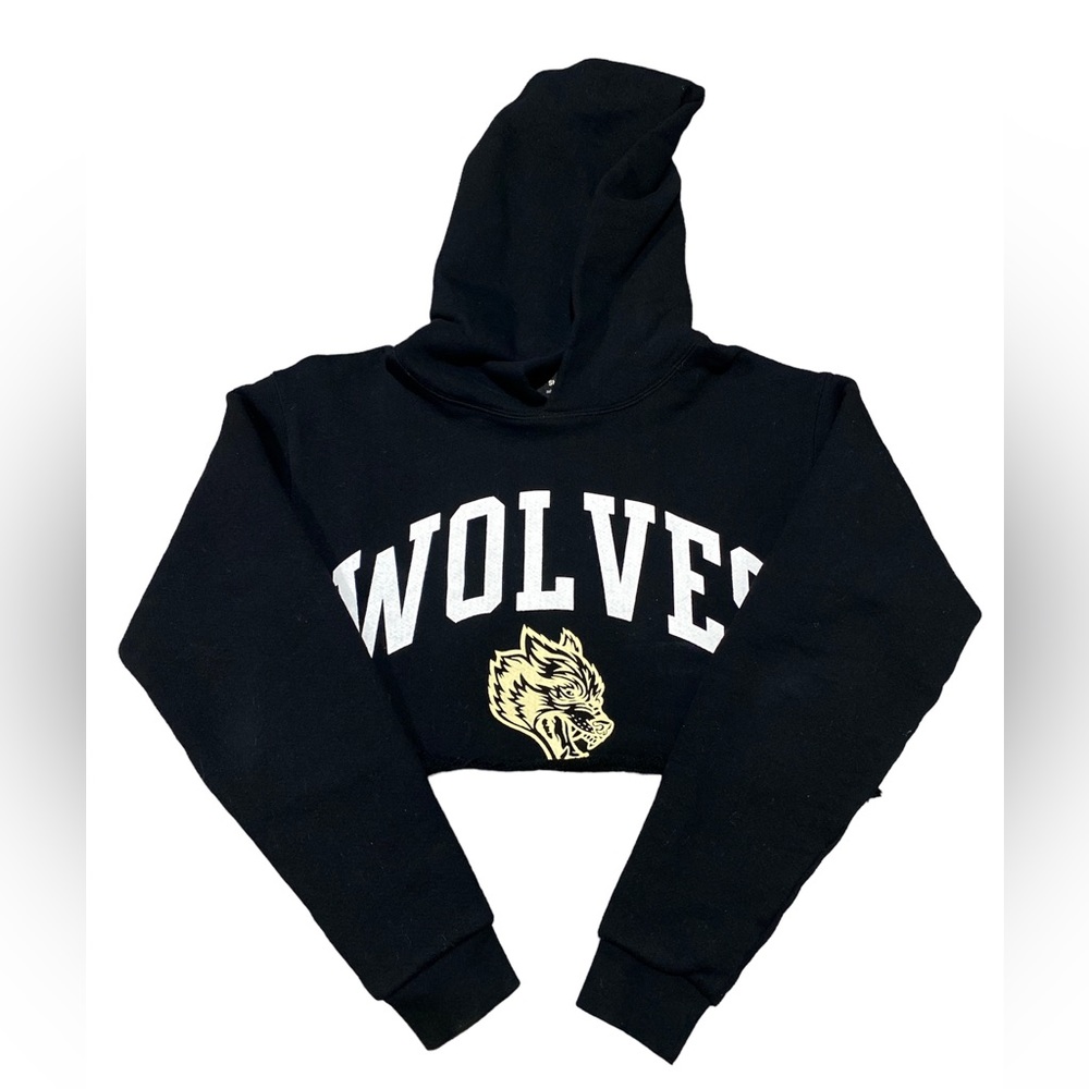 Darc Sport Cropped Black Hoodie Small - Picture 1 of 4